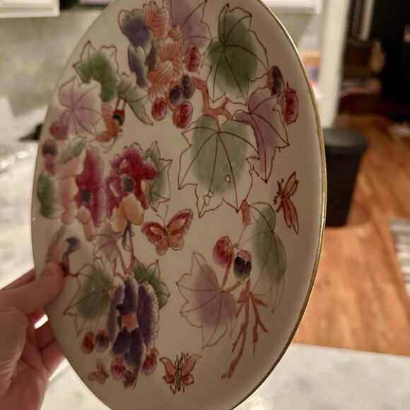 Vintage Chinoiserie Plate By Andrea by Sadek 10" - Picture 3 of 5